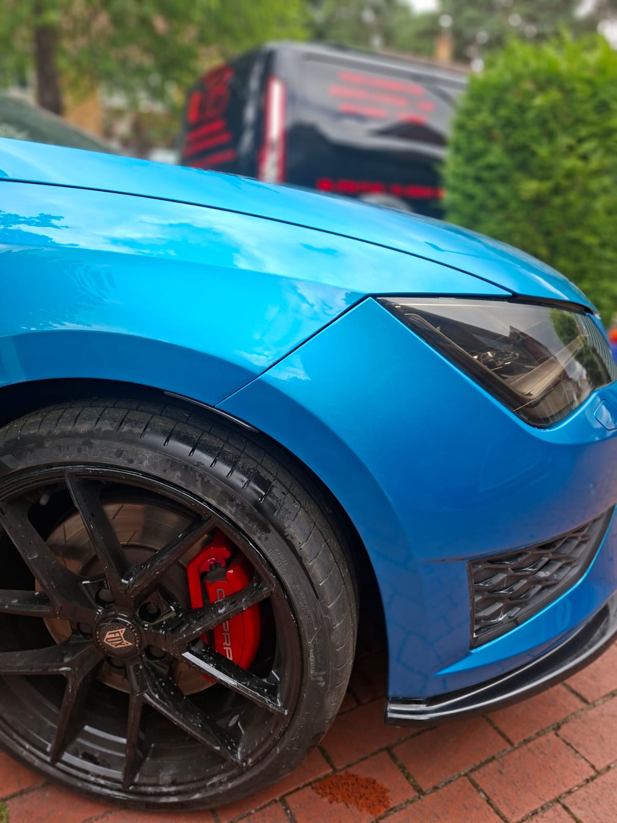 Front Corner Scratch Repair